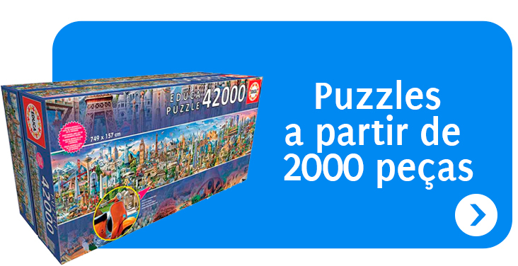 Educa borras 2X48 Pieces Elemental Puzzle Blue