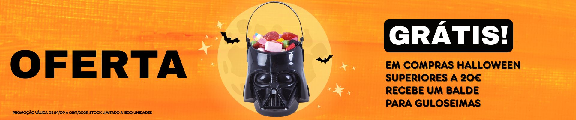 oferta balde halloween