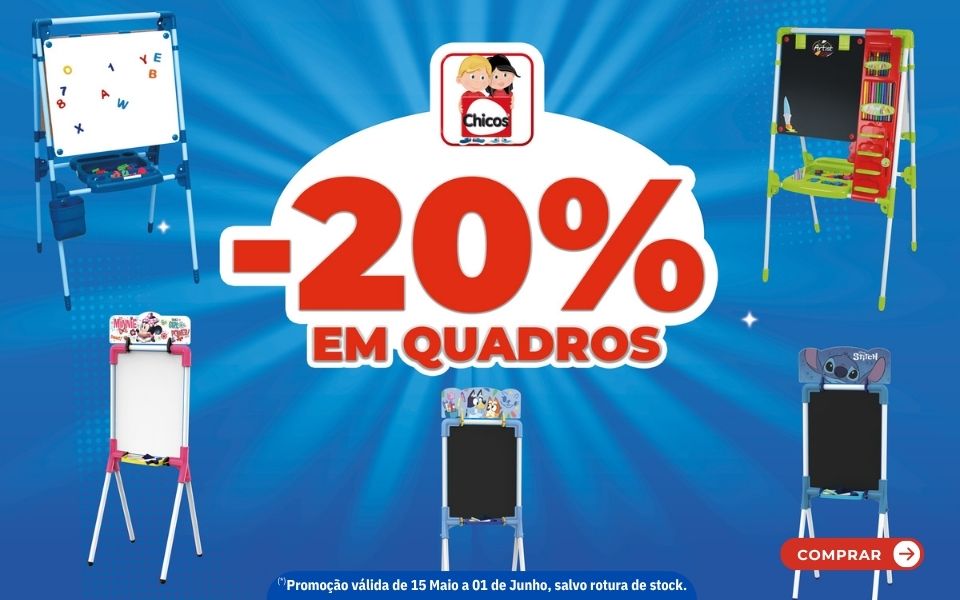 Promo&ccedil;&atilde;o em quadros chicos