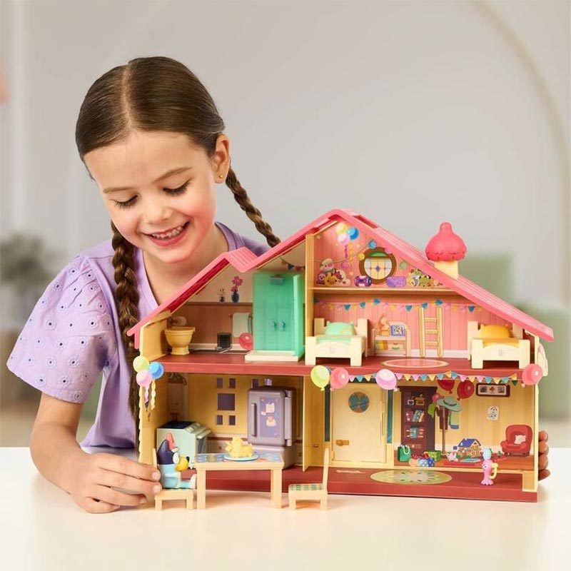 brinquedos a casa do bluey celebração