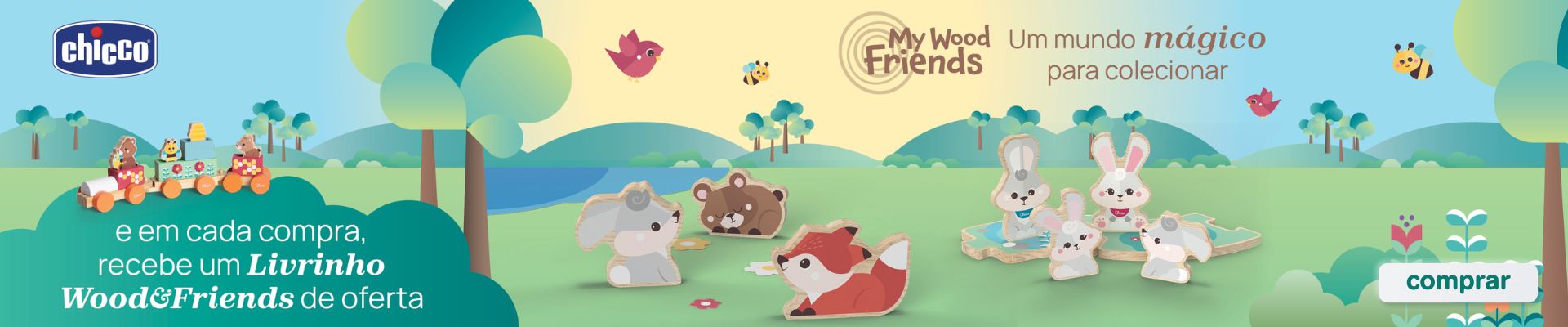 comprar brinquedos My wood friends Chicco