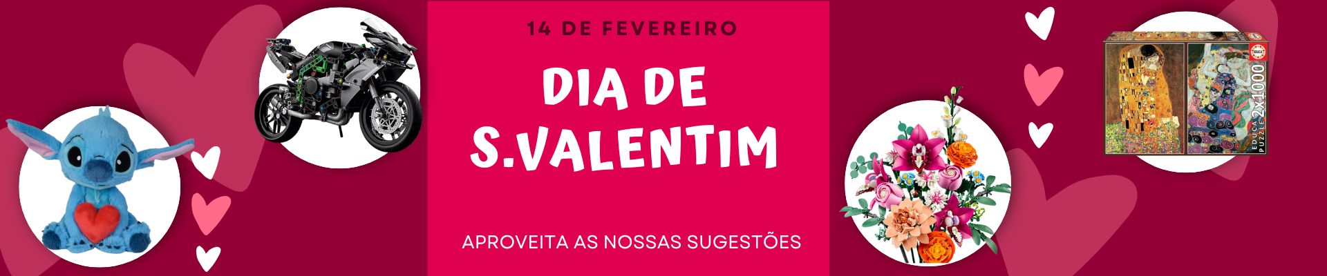 comprar brinquedos para o são valentim