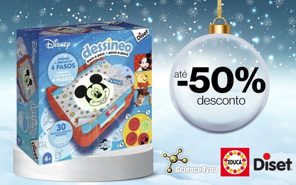 Brinquedos e jogos educativos com desconto