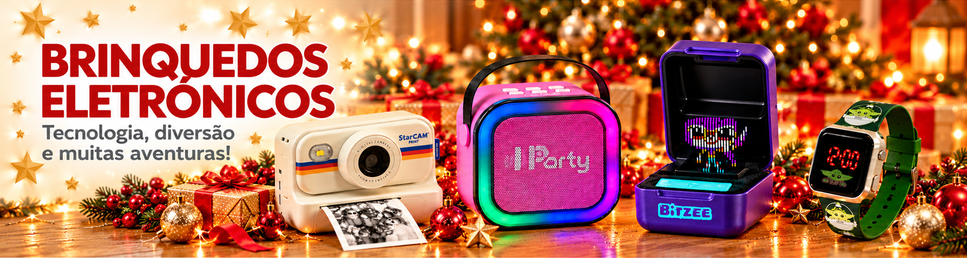 Brinquedos eletrónicos para oferecer no Natal