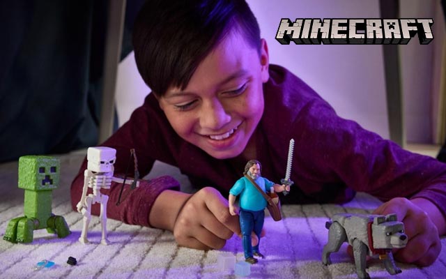 Comprar brinquedos do Minecraft