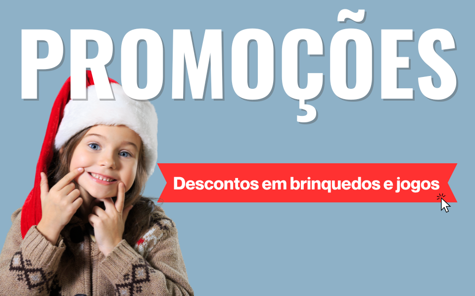 Promoções em brinquedos e jogos
