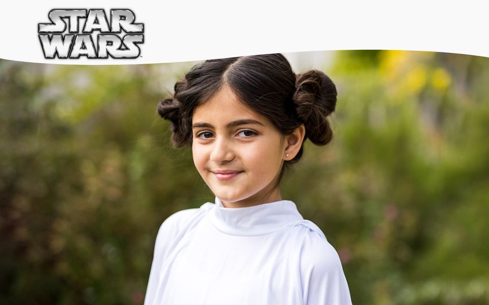 ver todas as fantasias Star Wars para menina ver todos os disfarces Star Wars para menina