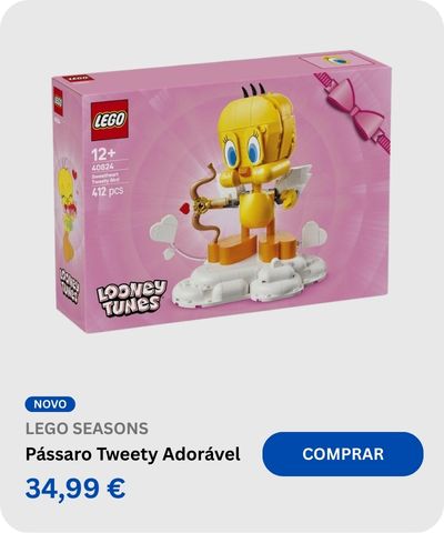 Lego Seasons P&aacute;ssaro Tweety Ador&aacute;vel