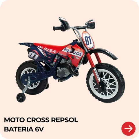 Comprar Moto Cross Repsol 6V bateria chumbo online