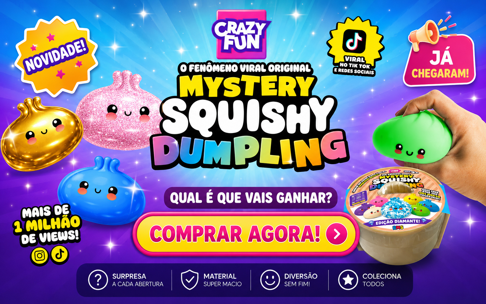 comprar Dumpling Crazy Fun shimmering start light