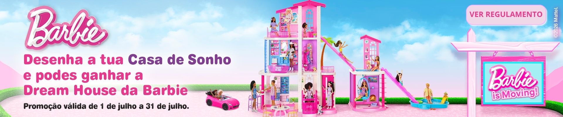 barbie passatempo ganha uma casa de sonho