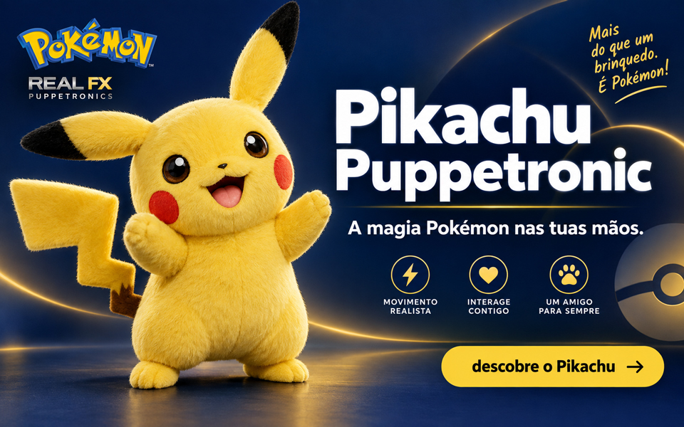 Puppetronic Pikachu boneco animatrónico Real FX