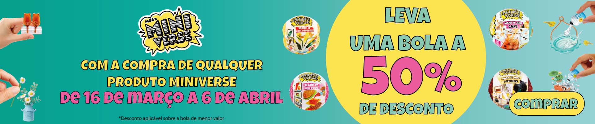 comprar brinquedos miniverse com desconto