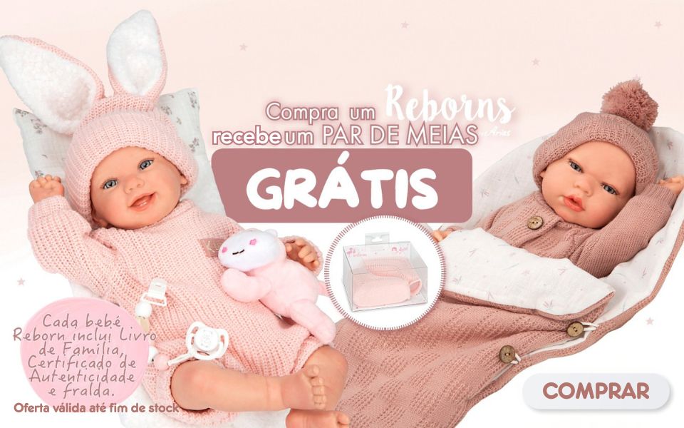 Oferta em bebés reborn