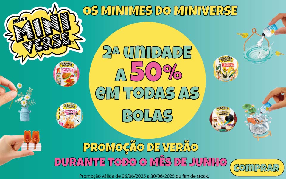 comprar brinquedos Miniverse com desconto na segunda unidade