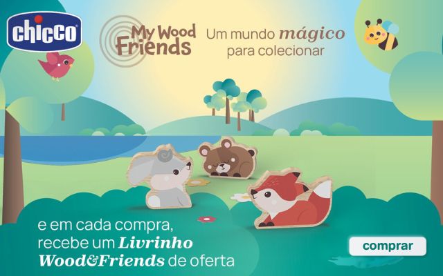 Comprar brinquedos Chicco my wood frineds com oferta