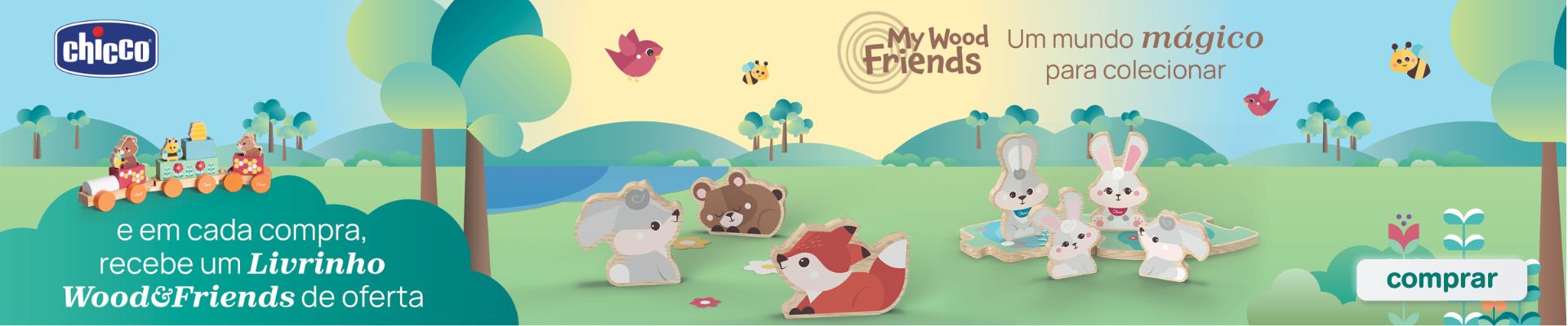 comprar brinquedos My wood friends Chicco