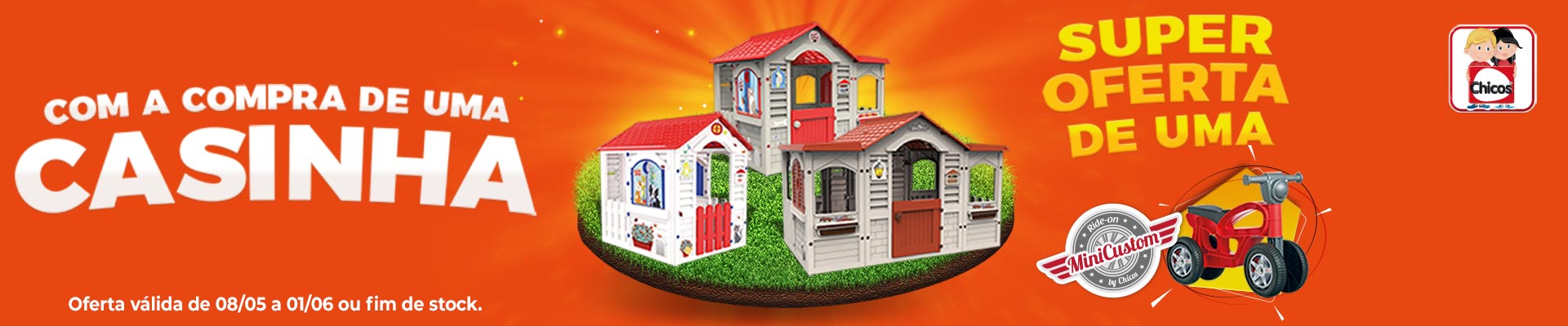 promoção em casinhas Chicos