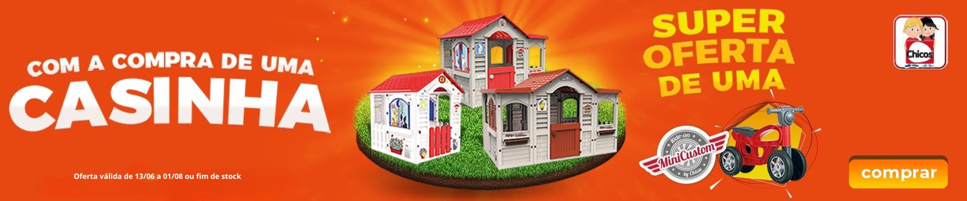 comprar casinhas Chicos com oferta