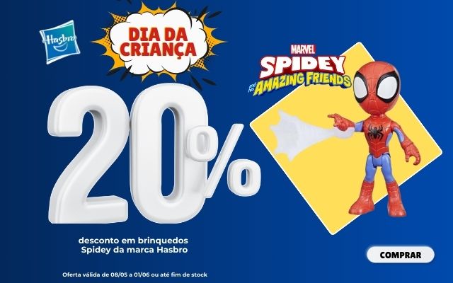 promoção brinquedos Spidey
