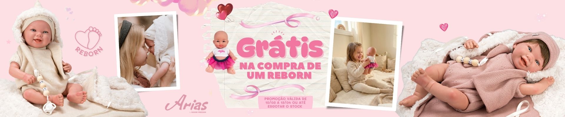 promo&ccedil;&atilde;o brinquedos reborn