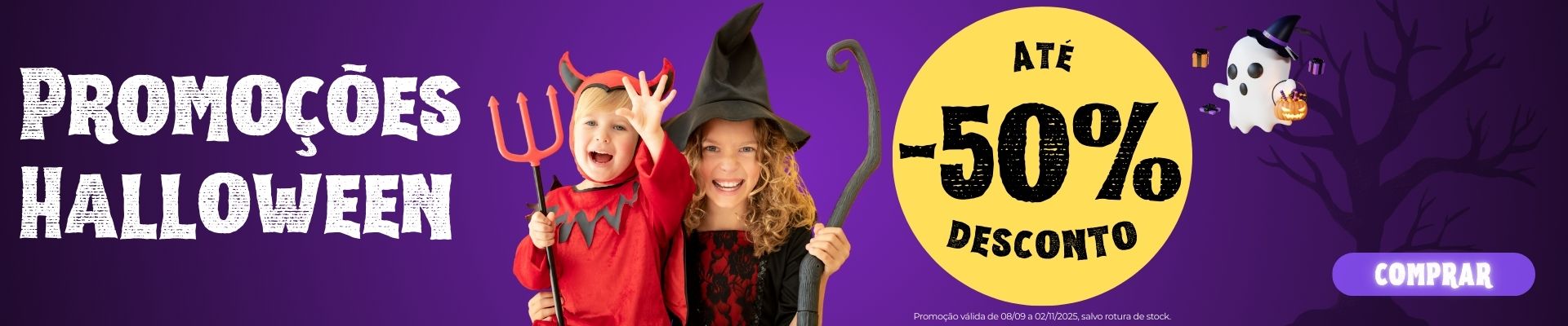 comprar disfarces de halloween com desconto