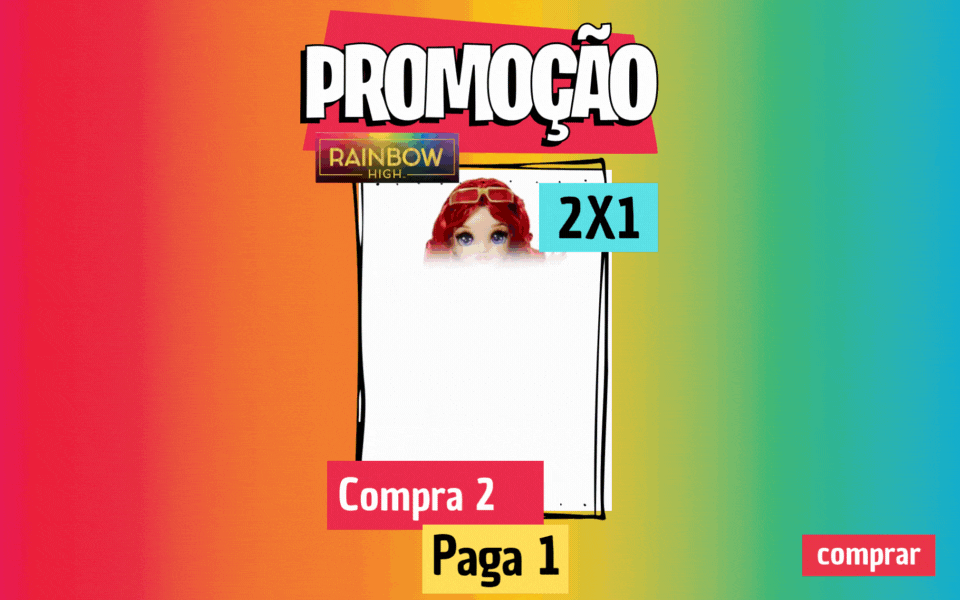 bonecas com promoção rainbow high