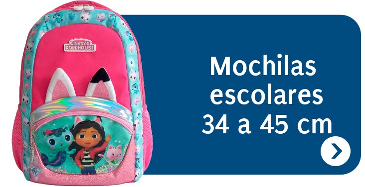 Mochilas Escolares 34-45cm