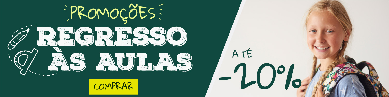 Promoções em mochilas e complementos